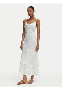 Guess Sukienka koktajlowa W6GK94 W2266 Niebieski jasny Slim Fit. Kolor: niebieski. Materiał: wiskoza. Styl: wizytowy #3