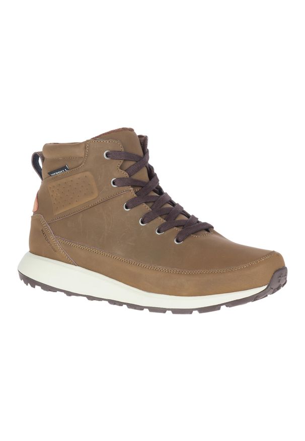 Buty turystyczne męskie Merrell Billow wodoodporne. Okazja: na spacer. Materiał: skóra, kauczuk. Sport: turystyka piesza