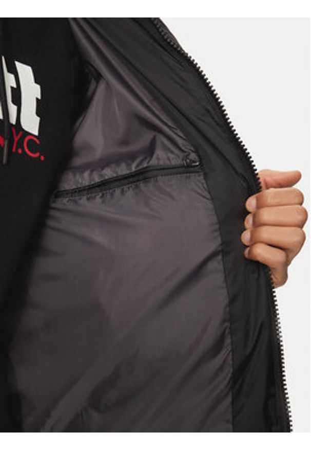 Schott NYC Kurtka zimowa UTAH Czarny Regular Fit. Kolor: czarny. Materiał: syntetyk. Sezon: zima