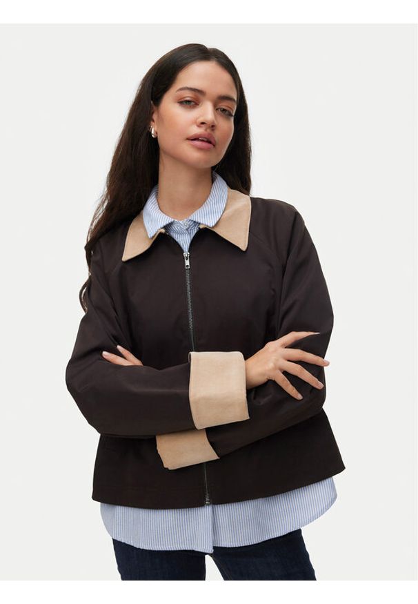 Vero Moda Kurtka przejściowa Vicky 10347720 Brązowy Relaxed Fit. Kolor: brązowy. Materiał: syntetyk