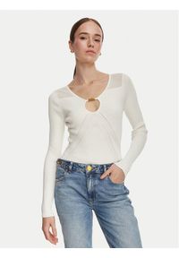 Marciano Guess Sweter G6YR08 Z1067 Kremowy Slim Fit. Kolor: kremowy. Materiał: syntetyk #1