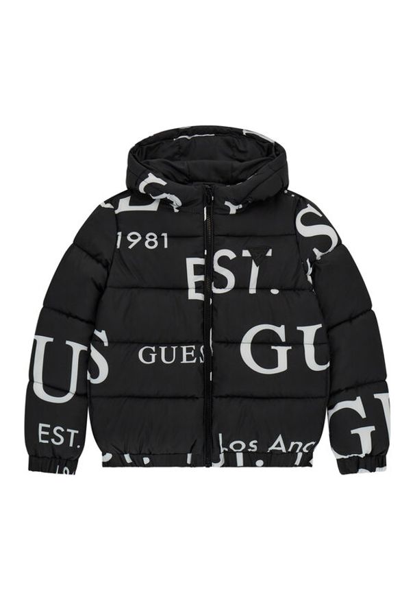 Guess Kids Kurtka zimowa H5BJ00 WCFM0 Czarny Regular Fit. Kolor: czarny. Materiał: syntetyk. Sezon: zima