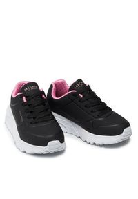 skechers - Skechers Sneakersy In My Zone 310450L/BKRG Czarny. Kolor: czarny. Materiał: skóra