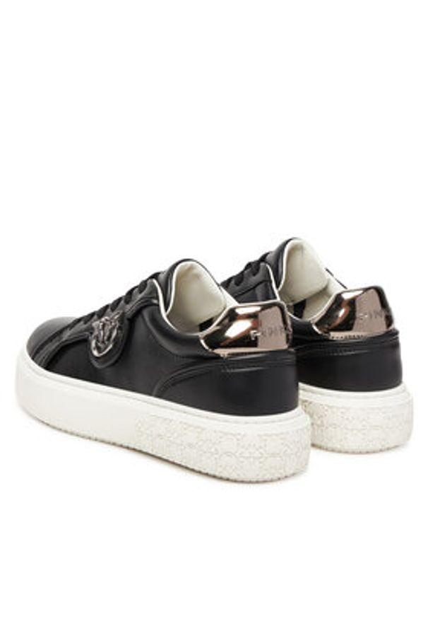Pinko - PINKO Sneakersy Yoko 06 SS0041P087 Czarny. Kolor: czarny. Materiał: skóra