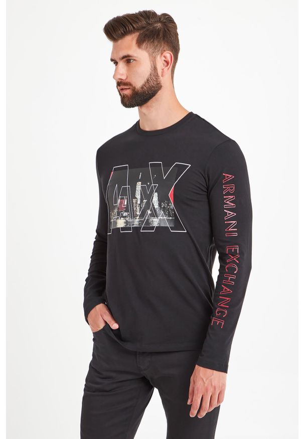 Armani Exchange - LONGSLEEVE ARMANI EXCHANGE. Długość rękawa: długi rękaw. Styl: elegancki