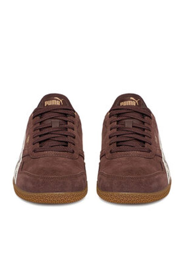 Puma Sneakersy EO-BELLA DONNA SD 40808601 Brązowy. Kolor: brązowy. Materiał: zamsz, skóra