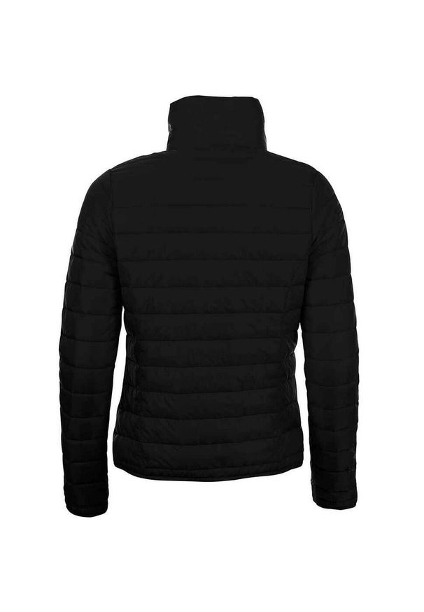 SOL'S - Kurtka Damska Ride Light Padded Jacket. Kolor: czarny. Materiał: puch. Sport: turystyka piesza