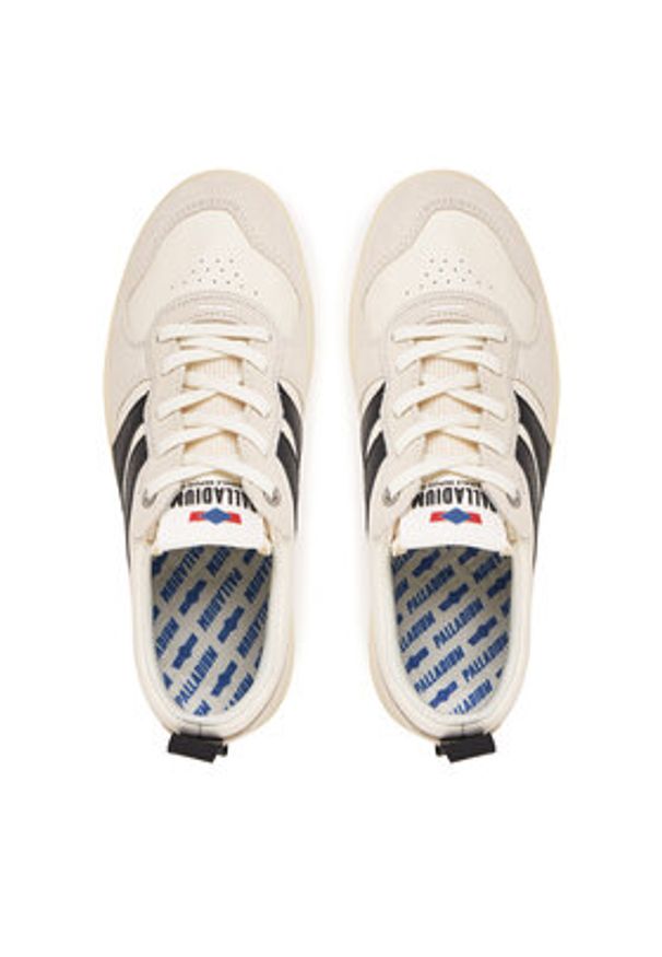 Palladium Sneakersy Pallacup Flame Lth 74485-198-M Biały. Kolor: biały. Materiał: zamsz, skóra
