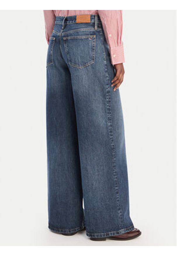 TOMMY HILFIGER - Tommy Hilfiger Jeansy WW0WW49387 Niebieski Wide Leg. Kolor: niebieski