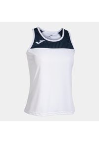 Koszulka tenisowa damska Joma Montreal Tank Top. Kolor: biały, wielokolorowy, niebieski. Długość rękawa: bez rękawów. Sport: tenis