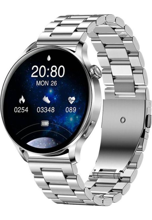 Smartwatch Rubicon RNCE81 Srebrny (rubicon_20221202132003). Rodzaj zegarka: smartwatch. Kolor: srebrny