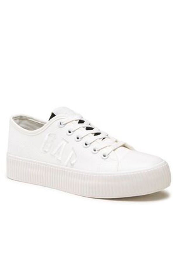 GAP - Gap Trampki Jackson Twl GAI001F5TMWHITGP Biały. Kolor: biały. Materiał: materiał