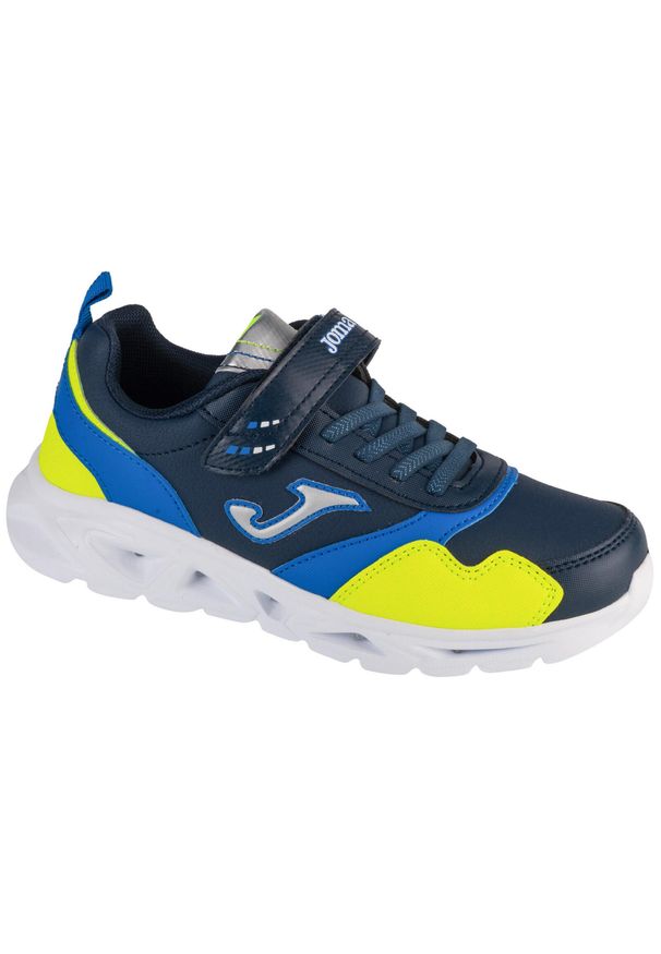 Joma - Buty sportowe Sneakersy chłopięce, Star Jr 24 JSTARW. Kolor: niebieski, wielokolorowy. Materiał: guma, materiał, syntetyk. Sport: turystyka piesza