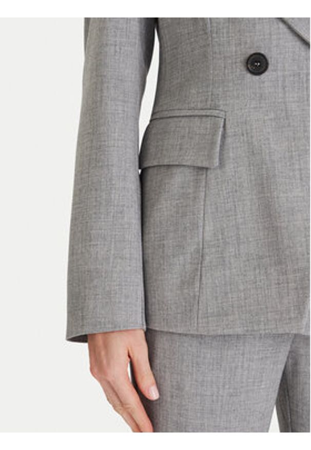 Maryley Marynarka 25IB139/M07/10GR Szary Regular Fit. Kolor: szary. Materiał: syntetyk