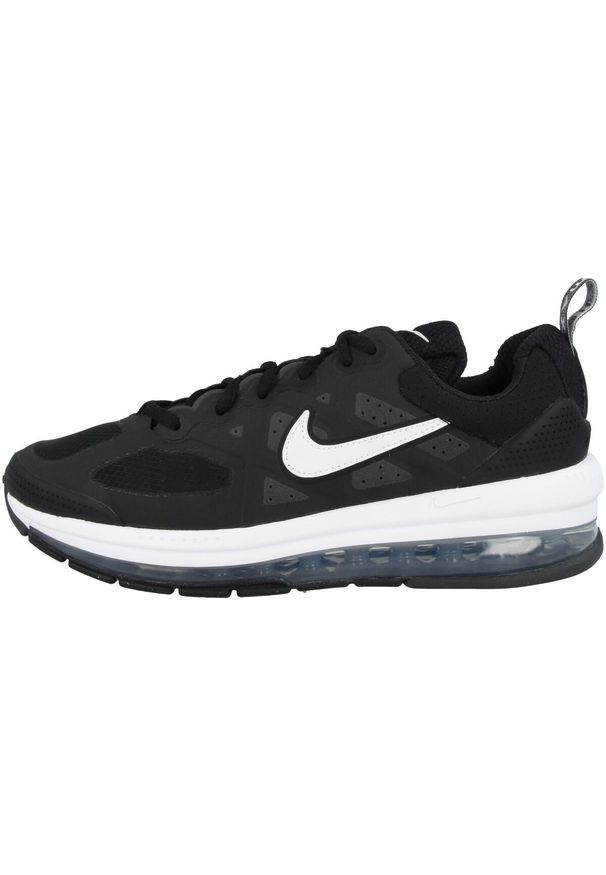 Buty do chodzenia dla dzieci Nike Air Max Genome. Zapięcie: sznurówki. Kolor: czarny. Materiał: tkanina, materiał, syntetyk. Szerokość cholewki: normalna. Model: Nike Air Max. Sport: turystyka piesza