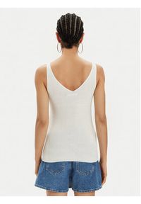 Vero Moda Top New Lex Sun 10281877 Biały Regular Fit. Kolor: biały. Materiał: wiskoza #5