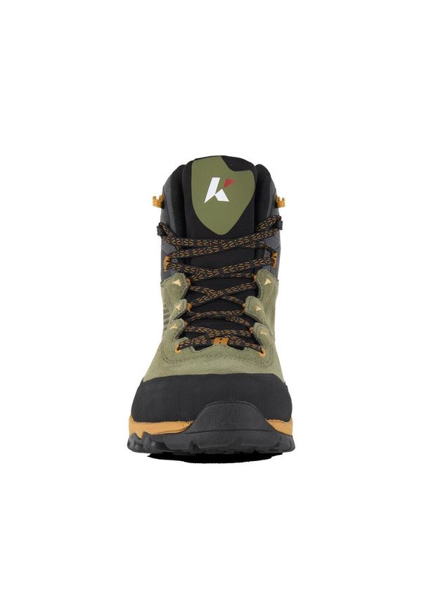 Buty trekkingowe Kayland Vision GTX. Kolor: wielokolorowy, czarny, pomarańczowy, zielony. Sport: turystyka piesza