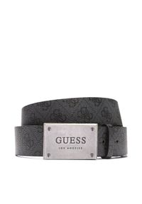 Guess Pasek Męski BM7778 P3435 Czarny. Kolor: czarny. Materiał: skóra #1