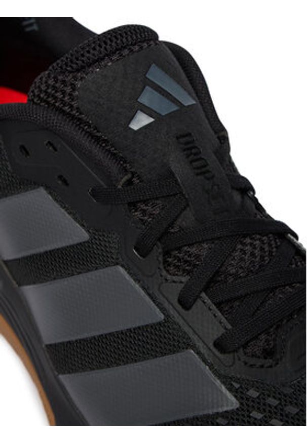 Adidas - adidas Buty na siłownię Dropset 4 JR4673 Czarny. Kolor: czarny. Materiał: materiał. Sport: fitness