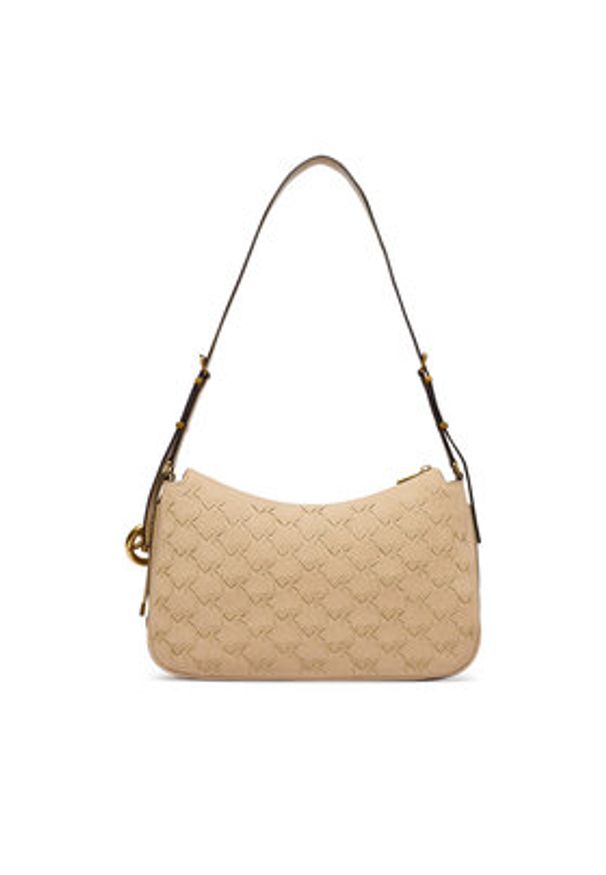MICHAEL Michael Kors Torebka 30T6AY5L2U Beżowy. Kolor: beżowy. Materiał: skórzane