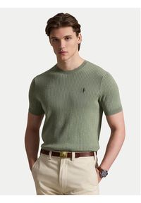 Polo Ralph Lauren T-Shirt 710B13892006 Zielony Regular Fit. Typ kołnierza: polo. Kolor: zielony. Materiał: bawełna #5