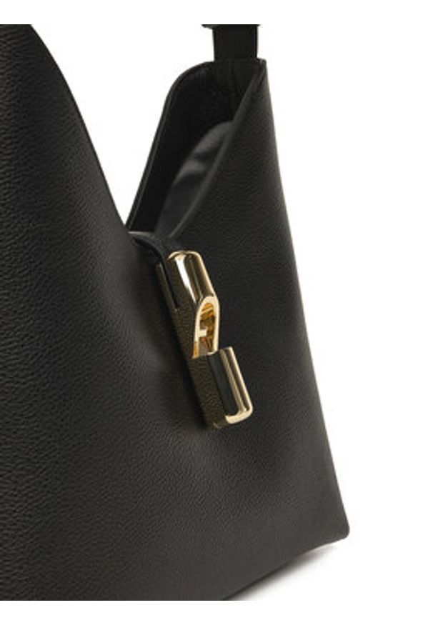 Furla Torebka Goccia S WB01979 BX3353 KH O6000 Czarny. Kolor: czarny. Materiał: skórzane