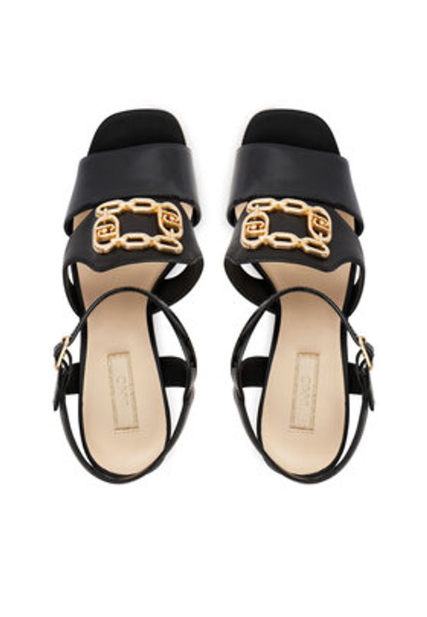 Liu Jo Sandały Brooke 01 SA6051 PX695 Czarny. Kolor: czarny. Materiał: skóra