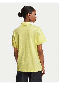 Liu Jo Polo TA6159 JS870 Żółty Regular Fit. Typ kołnierza: polo. Kolor: żółty. Materiał: bawełna #4