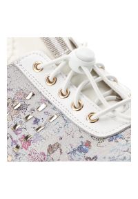 Półbuty damskie S.Barski, cholewka ze skóry naturalnej wsuwane płaskie lekkie i wygodne, białe, GR61-5990. Zapięcie: bez zapięcia. Kolor: biały. Materiał: skóra. Szerokość cholewki: normalna #3