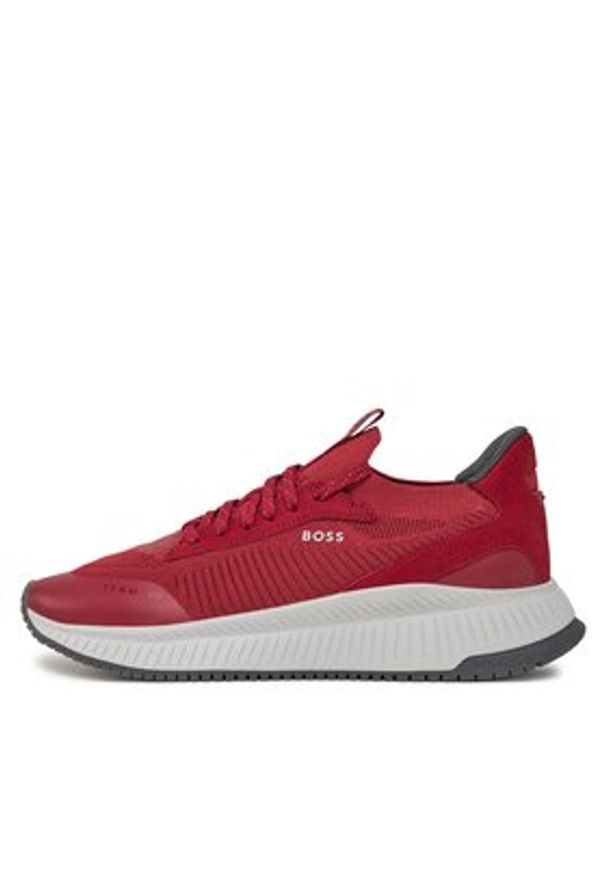 BOSS - Boss Sneakersy Evo Slon 50498904 Czerwony. Kolor: czerwony. Materiał: materiał