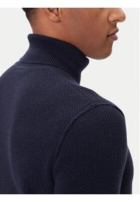 Aeronautica Militare Golf 252MA1583UL00903 Granatowy Regular Fit. Typ kołnierza: golf. Kolor: niebieski. Materiał: wełna, bawełna #3