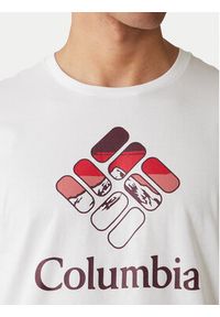 columbia - Columbia T-Shirt Graphic 2155031 Biały Regular Fit. Kolor: biały. Materiał: bawełna #4