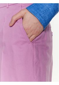 Weekend Max Mara Spodnie materiałowe Zircone 2351310331 Różowy Relaxed Fit. Kolor: różowy. Materiał: materiał, bawełna #3