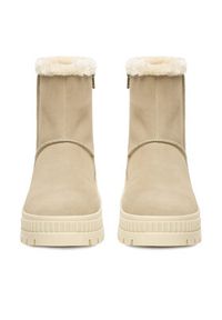 Rieker Botki CEO-W2172-62 Écru. Kolor: kremowy. Materiał: zamsz, skóra #3