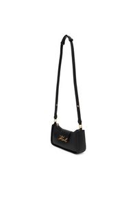Karl Lagerfeld - KARL LAGERFELD Torebka A3W30290 Czarny. Kolor: czarny. Materiał: skórzane