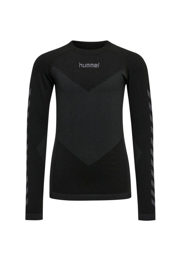 Koszulka dziecięca Hummel manches longues First Seamless. Kolor: czarny. Długość rękawa: długi rękaw. Długość: długie. Sport: fitness, piłka ręczna