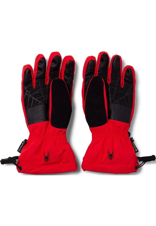 Rękawice narciarskie męskie Spyder Overweb Gtx. Kolor: czerwony. Technologia: Gore-Tex. Sezon: zima. Sport: narciarstwo