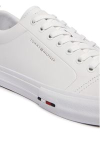 TOMMY HILFIGER - Tommy Hilfiger Sneakersy Harlem Street Lth FM0FM05708 Biały. Kolor: biały. Materiał: skóra #6