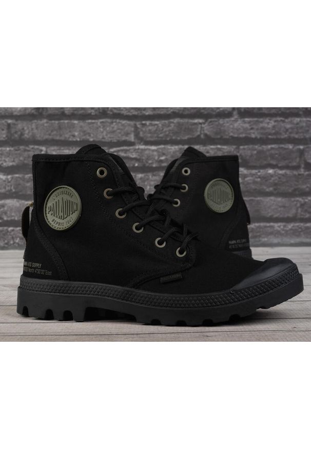 Buty męskie do chodzenia Palladium PAMPA HI HTG SUPPLY. Kolor: czarny. Sport: turystyka piesza