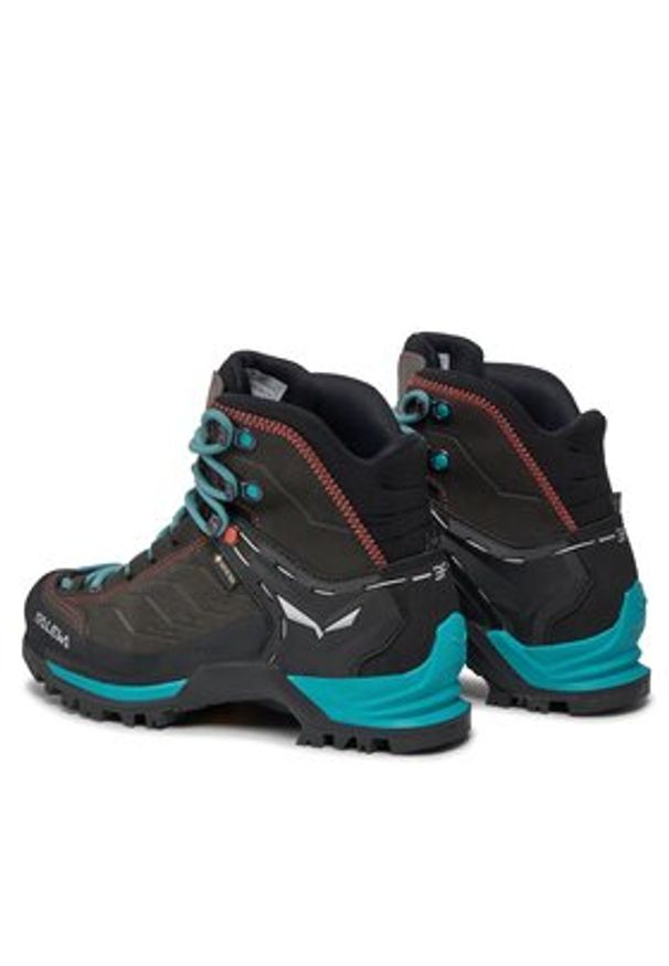 Salewa Trekkingi Mtn Trainer Mid Gtx GORE-TEX 63459-0674. Kolor: szary. Materiał: nubuk, skóra