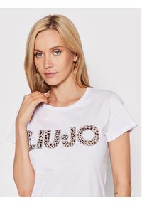 Liu Jo T-Shirt WF2303 J6308 Biały Regular Fit. Kolor: biały. Materiał: bawełna