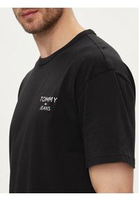 Tommy Jeans T-Shirt DM0DM18872 Czarny Regular Fit. Kolor: czarny. Materiał: bawełna #4