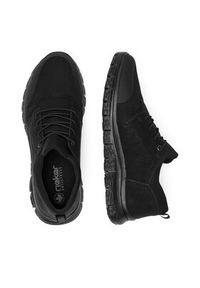 Rieker Sneakersy B6650-00 Czarny. Kolor: czarny. Materiał: materiał #7