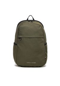 TOMMY HILFIGER - Tommy Hilfiger Plecak Element Backpack AM0AM12455 Khaki. Kolor: brązowy. Materiał: materiał