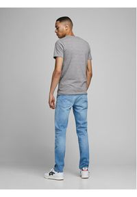 Jack & Jones - Jack&Jones T-Shirt Basic 12058529 Szary Stretch Fit. Kolor: szary. Materiał: bawełna #3