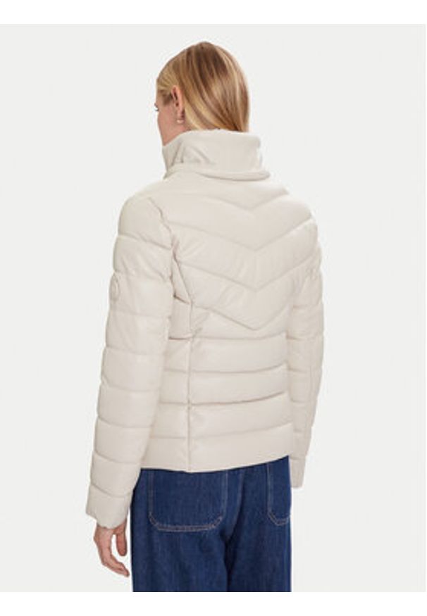 Morgan Kurtka zimowa 242-GKIDIA Beżowy Regular Fit. Kolor: beżowy. Materiał: skóra. Sezon: zima