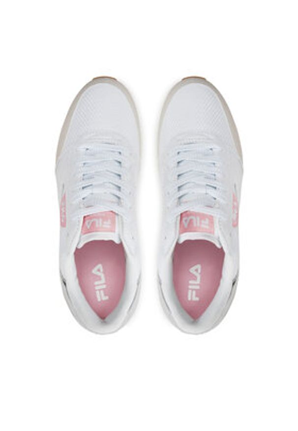 Fila Sneakersy Orbit F Wmn FFW0265 Biały. Kolor: biały. Materiał: skóra