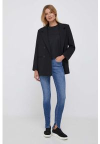 Calvin Klein Jeans t-shirt bawełniany kolor czarny. Kolor: czarny. Materiał: bawełna #5