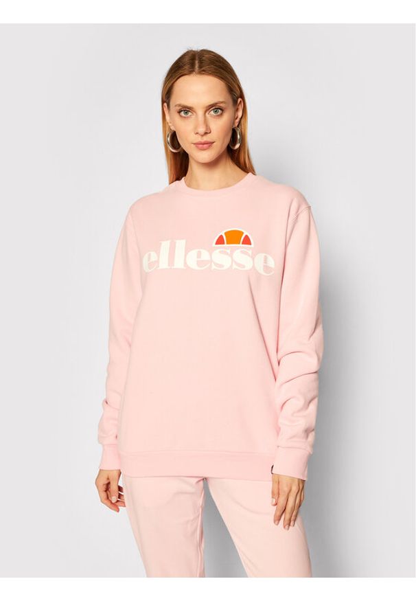 Ellesse Bluza Agata SGS03238 Różowy Regular Fit. Kolor: różowy. Materiał: bawełna