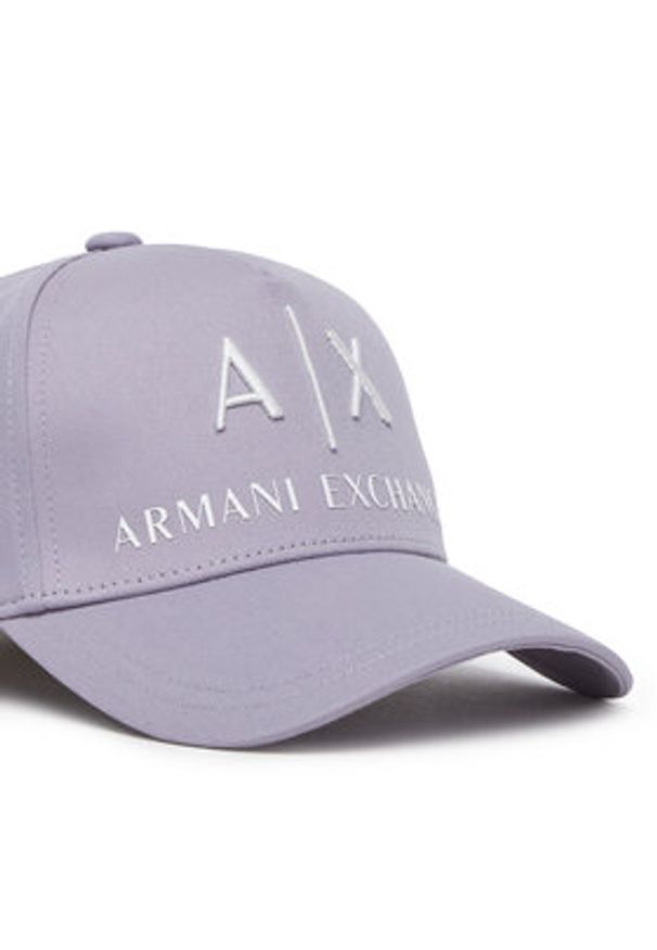Armani Exchange Czapka z daszkiem 954039 CC513 UA047 Fioletowy. Kolor: fioletowy. Materiał: bawełna, materiał